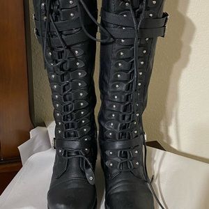 Wild Diva Combat Boots